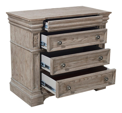 Pulaski - Kingsbury French Gray 4 Drawer Bachelor Chest - P167123 view 3