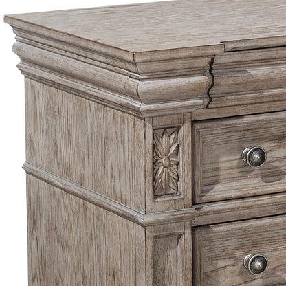 Pulaski - Kingsbury French Gray 4 Drawer Bachelor Chest - P167123 view 6