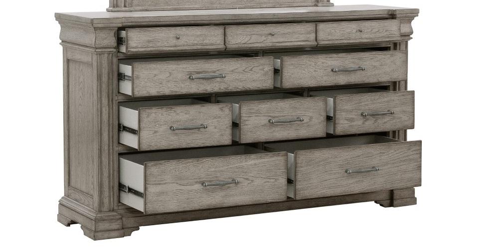 Pulaski - Madison Ridge 10 Drawer Dresser in Heritage Taupe - P091100 view 3