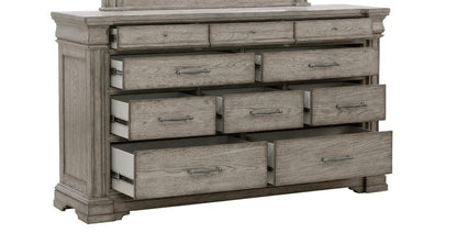 Pulaski - Madison Ridge 10 Drawer Dresser in Heritage Taupe - P091100 view 3
