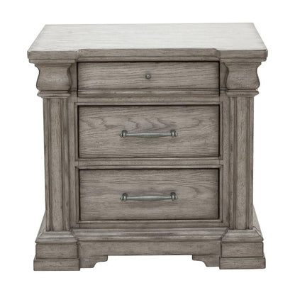 Pulaski - Madison Ridge 3 Drawer Nightstand in Heritage Taupe - P091140 veiw 1