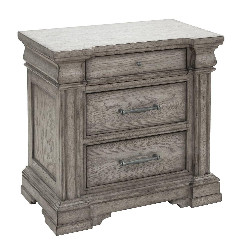 Pulaski - Madison Ridge 3 Drawer Nightstand in Heritage Taupe - P091140 veiw 3