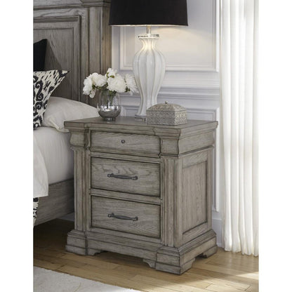 Pulaski - Madison Ridge 3 Drawer Nightstand in Heritage Taupe - P091140 veiw 7