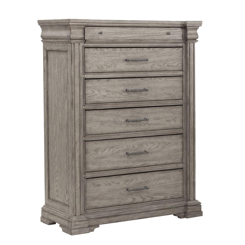 Pulaski - Madison Ridge 6 Drawer Chest in Heritage Taupe - P091124 view 3