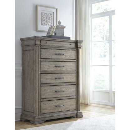 Pulaski - Madison Ridge 6 Drawer Chest in Heritage Taupe - P091124 view 6