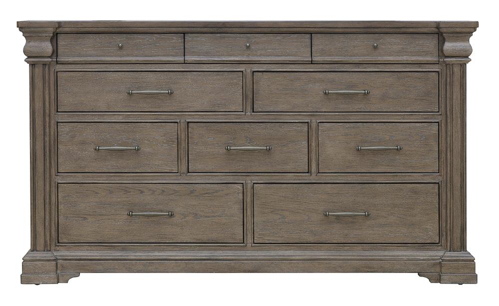 Pulaski - Madison Ridge Brown 10 Drawer Dresser - P413100 veiw 2