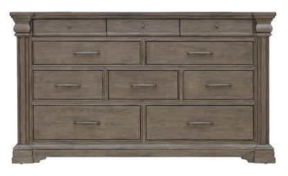 Pulaski - Madison Ridge Brown 10 Drawer Dresser - P413100 veiw 2