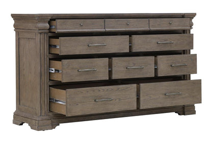 Pulaski - Madison Ridge Brown 10 Drawer Dresser - P413100 veiw 3