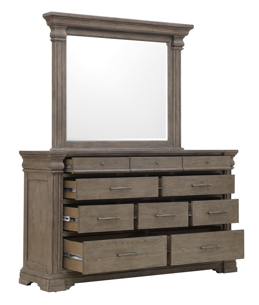 Pulaski - Madison Ridge Brown 10 Drawer Dresser - P413100 veiw 5
