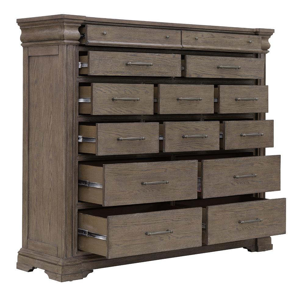 Pulaski - Madison Ridge Brown 14 Drawer Master Chest - P413127 veiw 3