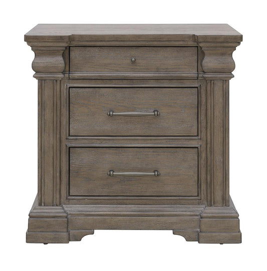 Pulaski - Madison Ridge Brown 3 Drawer Nightstand - P413140 veiw 2