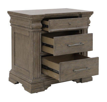 Pulaski - Madison Ridge Brown 3 Drawer Nightstand - P413140 veiw 3