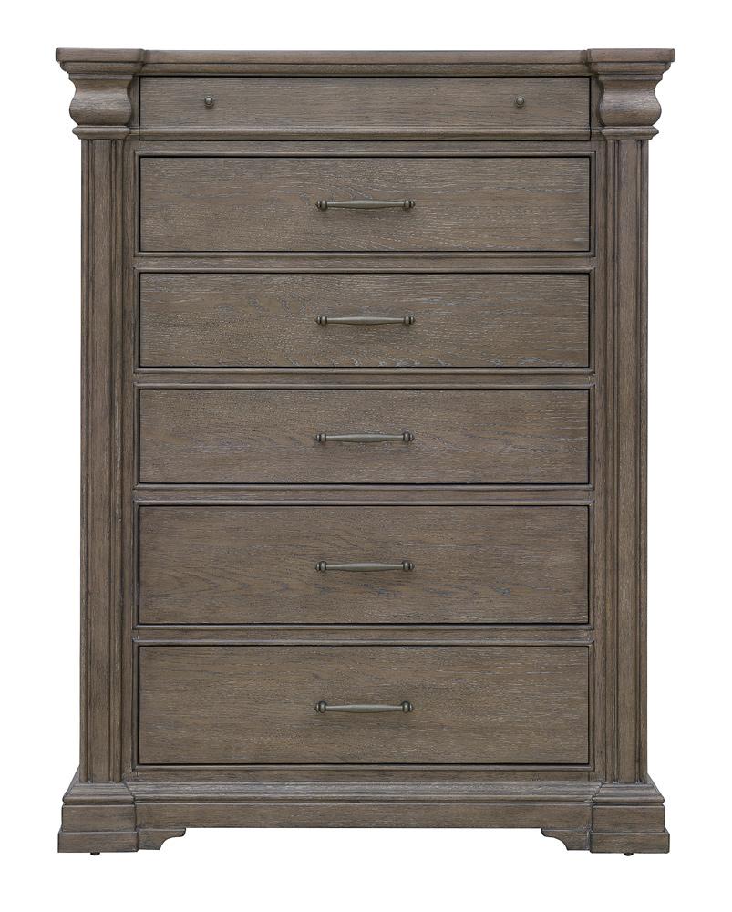 Pulaski - Madison Ridge Brown 6 Drawer Chest - P413124 veiw 2
