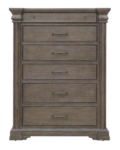 Pulaski - Madison Ridge Brown 6 Drawer Chest - P413124 veiw 2