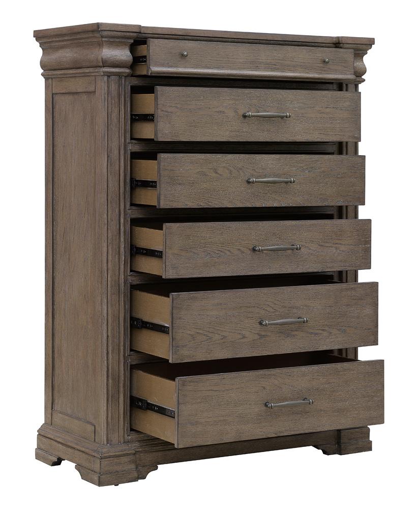 Pulaski - Madison Ridge Brown 6 Drawer Chest - P413124 veiw 3
