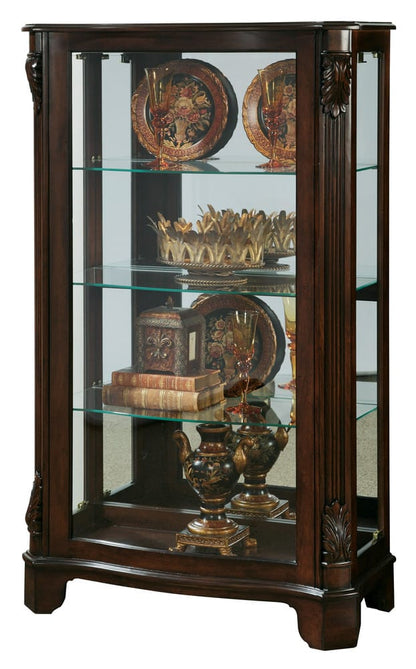 Pulaski Mantel Curio In Brown Color 21429 View 1