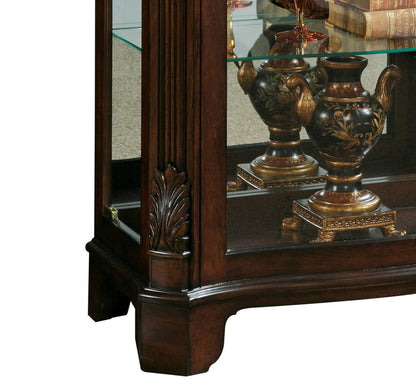 Pulaski Mantel Curio In Brown Color 21429 View 4
