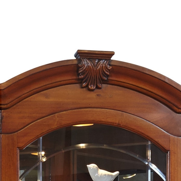 Pulaski - Medallion Cherry Corner Curio - 20671 veiw 5