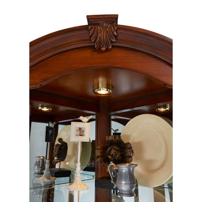 Pulaski - Medallion Cherry Corner Curio - 20671 veiw 7