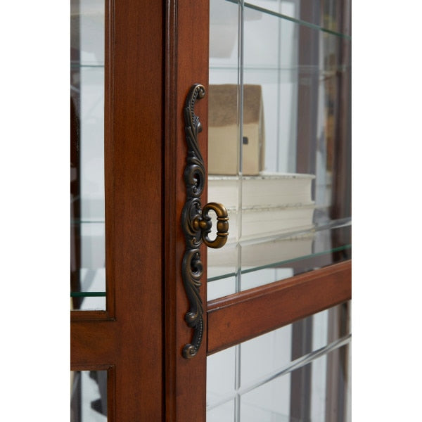 Pulaski - Medallion Cherry Corner Curio - 20671 veiw 8