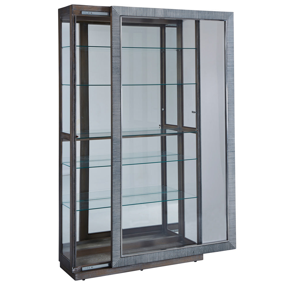 Pulaski - Modern Sliding Door Curio Cabinet - P021793 view 3