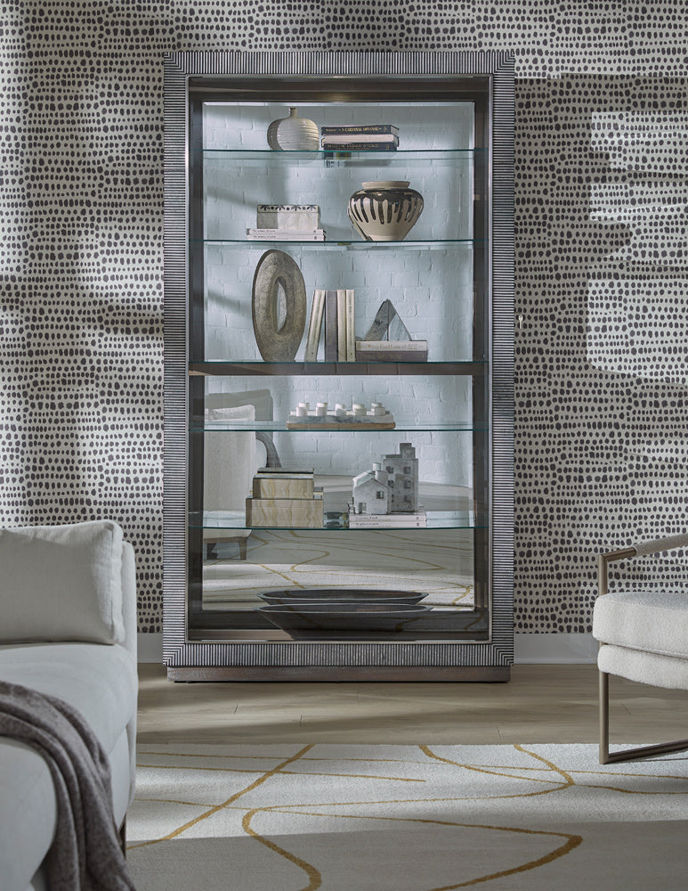 Pulaski - Modern Sliding Door Curio Cabinet - P021793 view 9