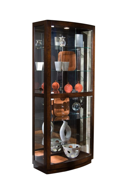 Pulaski Oxford Black Corner Curio 21220 View 2