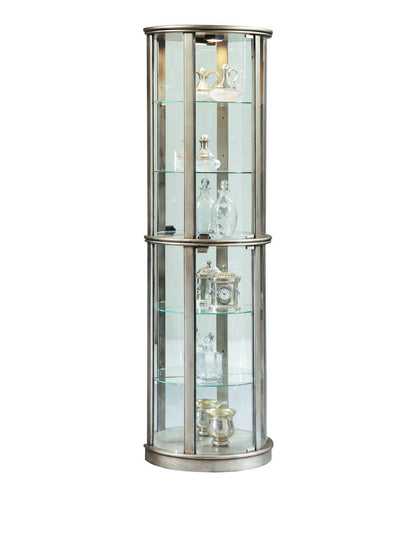 Pulaski - Platinum Glass Door Curio - 21395 view 1