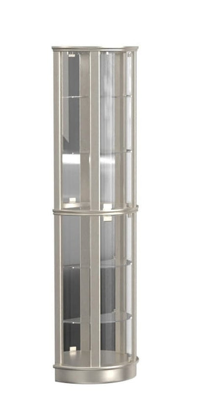 Pulaski - Platinum Glass Door Curio - 21395 view 2