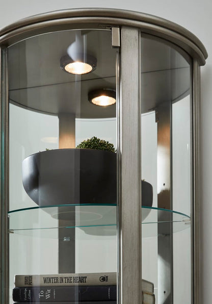 Pulaski - Platinum Glass Door Curio - 21395 view 5