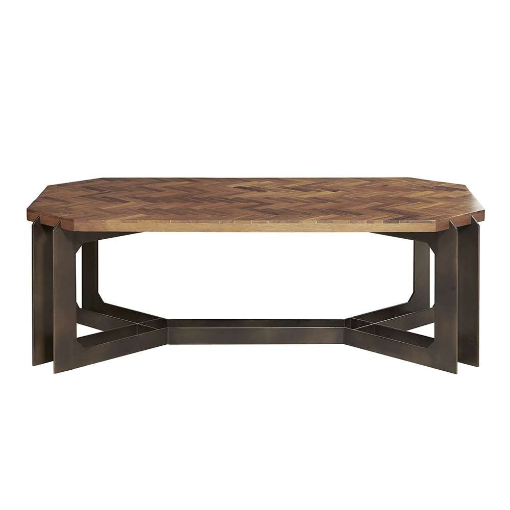 Pulaski - Rustic Cocktail Table with Metal Base - P301727 veiw 1