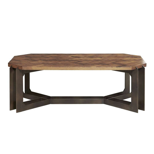 Pulaski - Rustic Cocktail Table with Metal Base - P301727 veiw 1