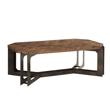 Pulaski - Rustic Cocktail Table with Metal Base - P301727 veiw 2