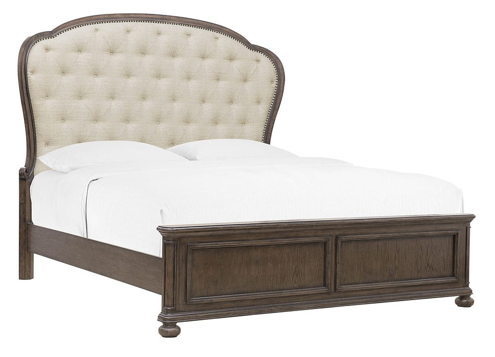 Pulaski - Saddle Creek Timber Brown King Upholstered Bed - P412-BR-K4 view 1