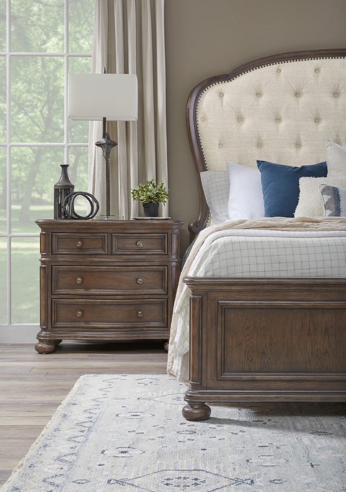 Pulaski - Saddle Creek Timber Brown King Upholstered Bed - P412-BR-K4 view 7