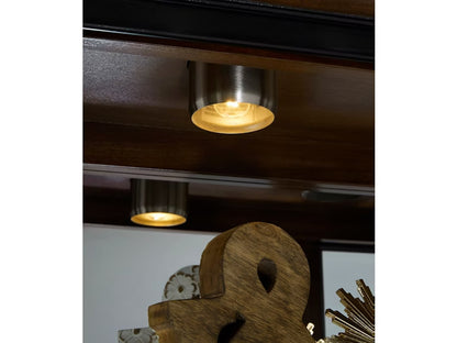 Pulaski - Two Way Sldg Door Curio Chocolate Cherry - 20661