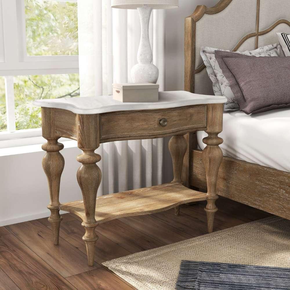 Pulaski - Weston Hills Bedside Table with Storage Drawer - P293141 veiw 4