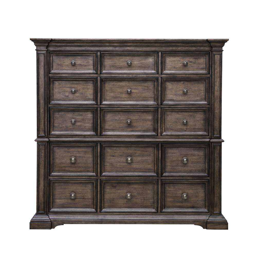 Pulaski - Woodbury 15-Drawer Master Chest in Cowboy Boots Brown - P351-BR-K11 veiw 3