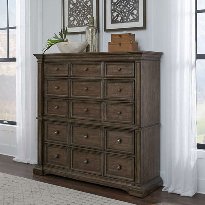 Pulaski - Woodbury 15-Drawer Master Chest in Cowboy Boots Brown - P351-BR-K11 veiw 8
