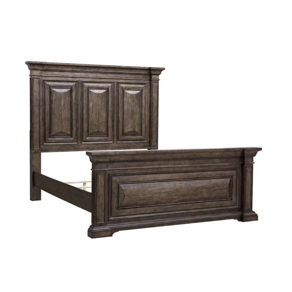 Pulaski - Woodbury California King Panel Bed in Cowboy Boots Brown - P351-BR-K5 veiw 3