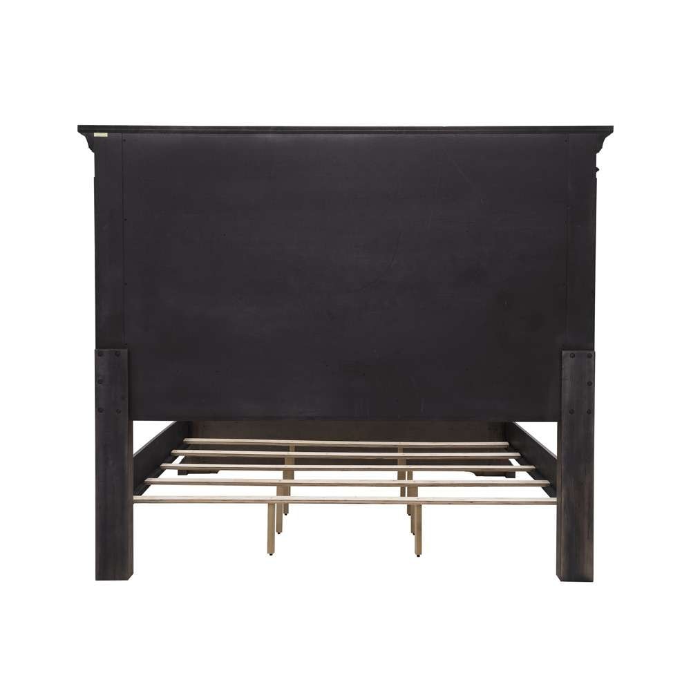 Pulaski - Woodbury King Panel Bed in Cowboy Boots Brown - P351-BR-K3 veiw 4