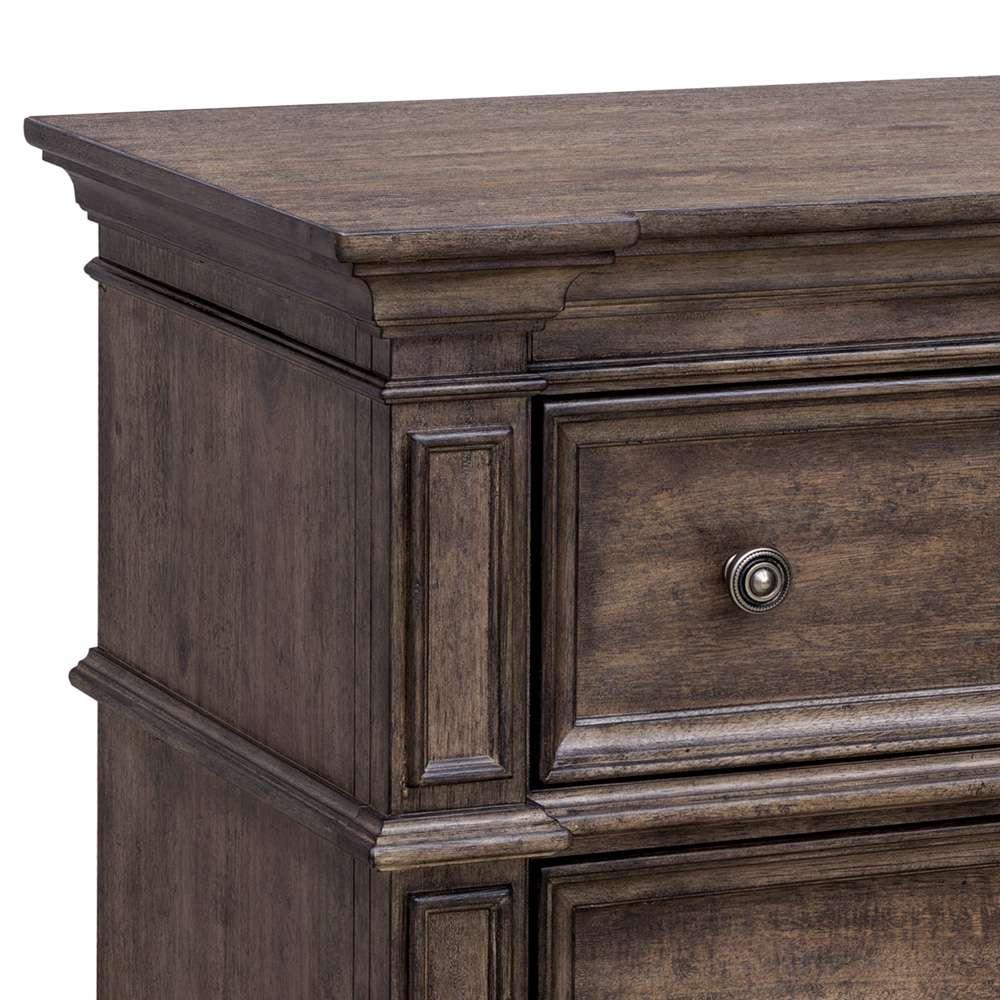 Pulaski - Woodbury Two Drawer Nightstand with USB in Cowboy Boots Brown - P351140 veiw 7