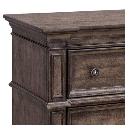 Pulaski - Woodbury Two Drawer Nightstand with USB in Cowboy Boots Brown - P351140 veiw 7