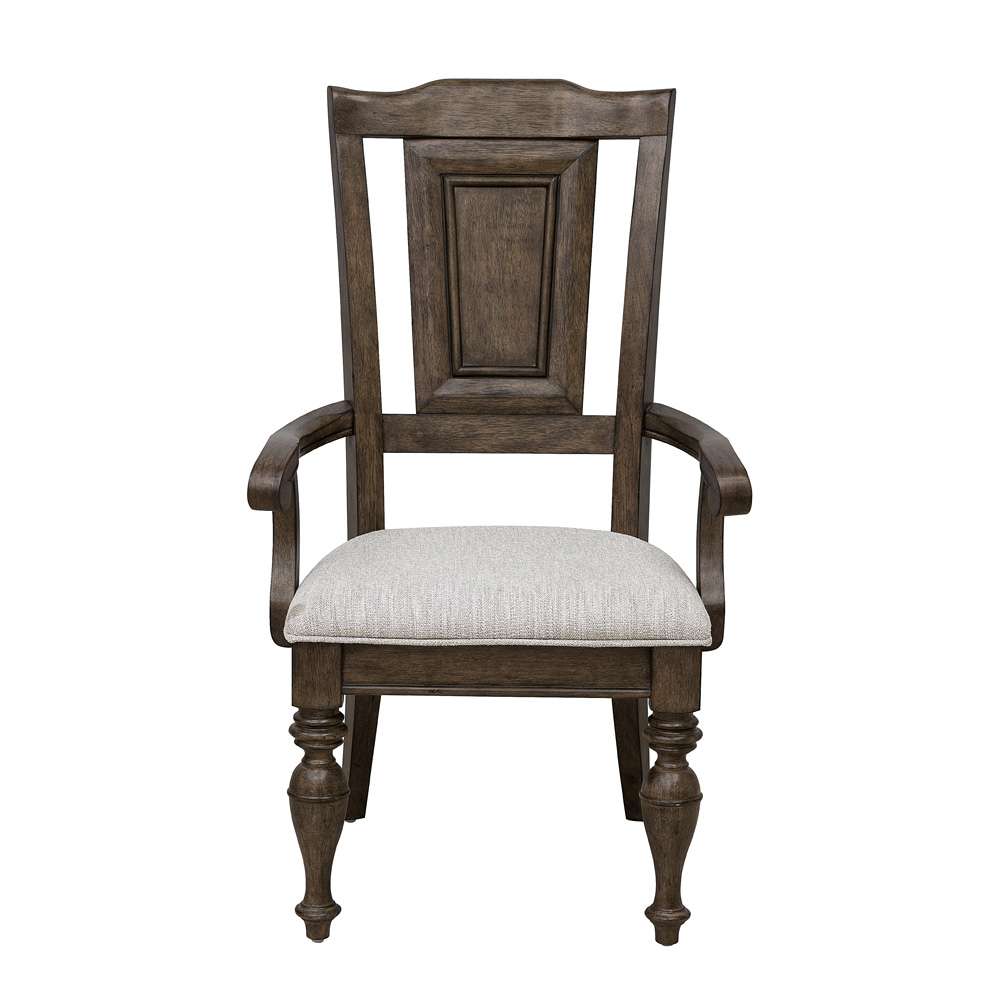 Pulaski - Woodbury Wooden Arm Chair in Cowboy Boots Brown - P351261_CLOSEOUT veiw 1