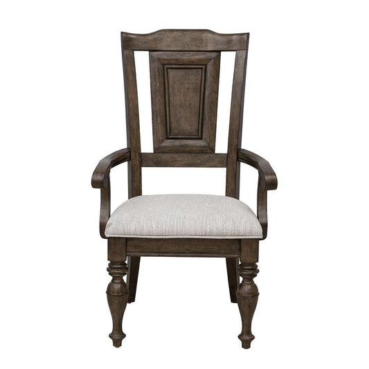 Pulaski - Woodbury Wooden Arm Chair in Cowboy Boots Brown - P351261_CLOSEOUT veiw 1