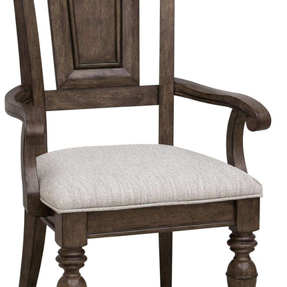 Pulaski - Woodbury Wooden Arm Chair in Cowboy Boots Brown - P351261_CLOSEOUT veiw 5