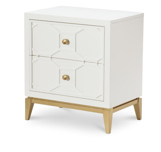 Rachael Ray - Chelsea Kids Night Stand with Decorative Lattice - N7810-3101 veiw 1