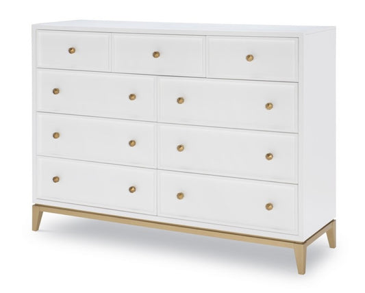 Rachael Ray  -  Chelsea 9 Drawer Bureau  - 9781-1500C veiw 1