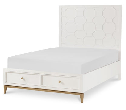 Rachael Ray - Chelsea Kids Complete Full Panel Bed with Storage Footboard - N7810-4124K veiw 1