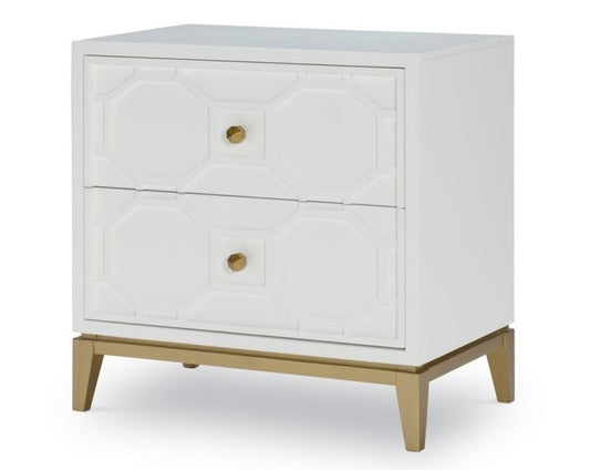 Rachael Ray - Chelsea Night Stand with Decorative Lattice - 9781-3100 veiw 1